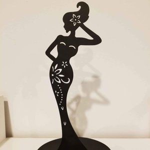 (FREE ADD-ON) Silhouette Metal Jewelry Earring Holder